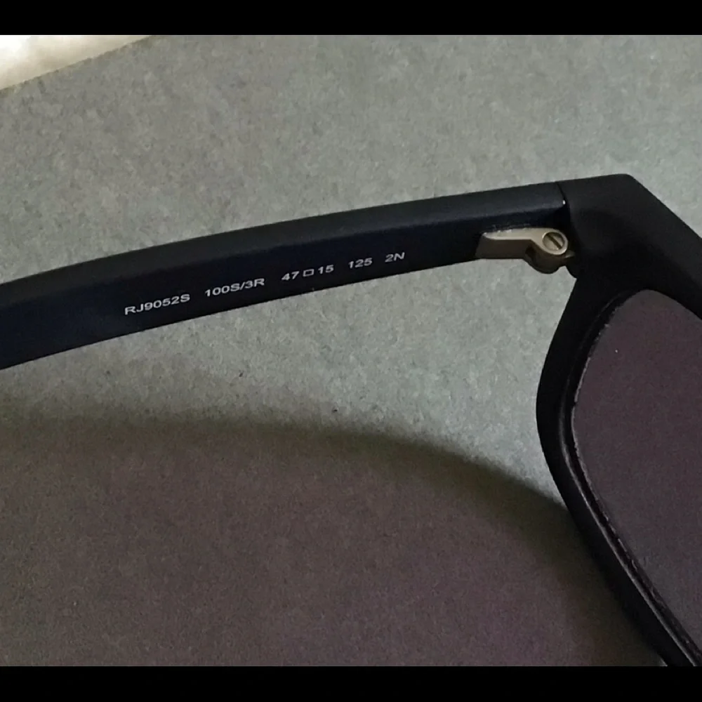 Ray-Ban Junior RJ9052S 100S/3R Black Wayfarer Classic Sunglasses Frames 47 15